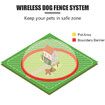 Electronic Pet Fence Wireless Waterproof Wireless With Sound & Shock Function 2 in 1 Electric Dog Fence Training Collar