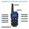 1000m Remote Pet Dog Training Collar With Walkie Talkie Electric Shock Vibration Models Training Collars For Small Big Dog