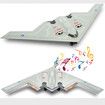 Fighter Jet Toy B-2 Ghost Stealth Bomber Jet for Boys Kids