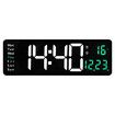 Digital Wall Clock 16' Large Alarm Clock Remote Control Date Week Temperature Clock Dual Alarms Led Display Clock