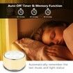 White Noise Machine For Sleeping Baby and Adults With Night Light, 34 Soothing Noises, USB Rechargeable Auto-Off Timer for Kids, Home,Travel