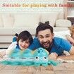 Crawling Octopus Baby Toy Avoiding Obstacles, Musical Octopus Toy with USB Charge and Light for Babies, Kids (Green)