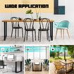 Coffee Dining Table Leg Metal Base Console Desk Bench Furniture Feet Black Industrial Steel for Bar Cafe Home Office Bedside 2PCS