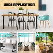 Coffee Dining Table Leg Metal Console Bench Furniture Feet Base Steel Black Industrial for Bar Cafe Home Office Bedside 2PCS