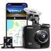 GS63H Dash Cam Dual Lens 4K UHD Recording Car Camera DVR Night Vision WDR Built-in GPS WiFi G-Sensor Motion Detection