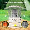 2in1 Kerosene Heater Stove Portable Indoor Outdoor Space Radiant Kerosine Oil Burner Auto Ignition Anti Tipping 19600BTU