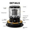 2in1 Kerosene Heater Stove Indoor Outdoor Portable Space Kerosine Radiant Oil Burner Anti Tipping Auto Ignition 19600BTU