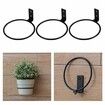 Wall Mounting Flower Pot Holder Ring Planters Rack Railing Outdoor Decor Office 4 Inch