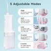 Cordless Water Dental Flosser, Portable Oral Irrigator with 230 ML Detachable Water Tank