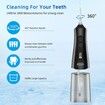 Water Flosser Portable Dental Oral Irrigator with 9 Modes for Home and Travel