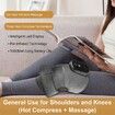 Heated Knee Massager Knee Pain Relief, 3 In 1 Heated Knee Elbow Shoulder