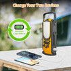 Emergency Solar Hand Crank Radio,6000mAh Hand Crank FM/NOAA Weather Radio 4 Ways Powered,Portable Battery Operated Radio with LED Camping Lantern,Phone Charger,SOS for Home,Camping,Survival