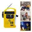 USB Emergency Radios Power Bank Solar AM/FM Radios with Flashlight LED Light TF Card Playback Adjustable Brightness Outdoor Gear