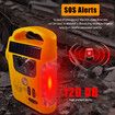 USB Emergency Radios Power Bank Solar AM/FM Radios with Flashlight LED Light TF Card Playback Adjustable Brightness Outdoor Gear