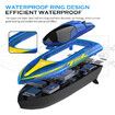 Remote Control Boat with LED Light for Kids and Adults, Remote Control Boat for Pools and Lakes, 2.4GHZ RC Boats