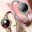 Lady Smart Chain Bracelet Watch HD Full-touch IPS Color Screen Waterproof  Health Monitor for Women (Siver-White)