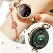 Lady Smart Chain Bracelet Watch HD Full-touch IPS Color Screen Waterproof  Health Monitor for Women (Siver-White)