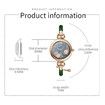 Lady Smart Chain Bracelet Watch HD Full-touch IPS Color Screen Waterproof  Health Monitor for Women (Siver-White)