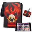 9 Pocket Pokemon Card Binder, 900 Cards Trading Card Binder Holder for Boys Girls Gift