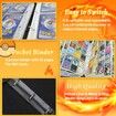 9 Pocket Pokemon Card Binder, 900 Cards Trading Card Binder Holder for Boys Girls Gift