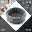 Heated Dog Cat Pet Bed Kitten Puppy Heater Washable Heating Calming Warmer Warming Comforting Indoor Nest 46x46x16cm