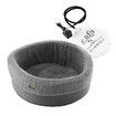 Heated Dog Cat Pet Bed Kitten Puppy Heater Washable Heating Calming Warmer Warming Comforting Indoor Nest 46x46x16cm