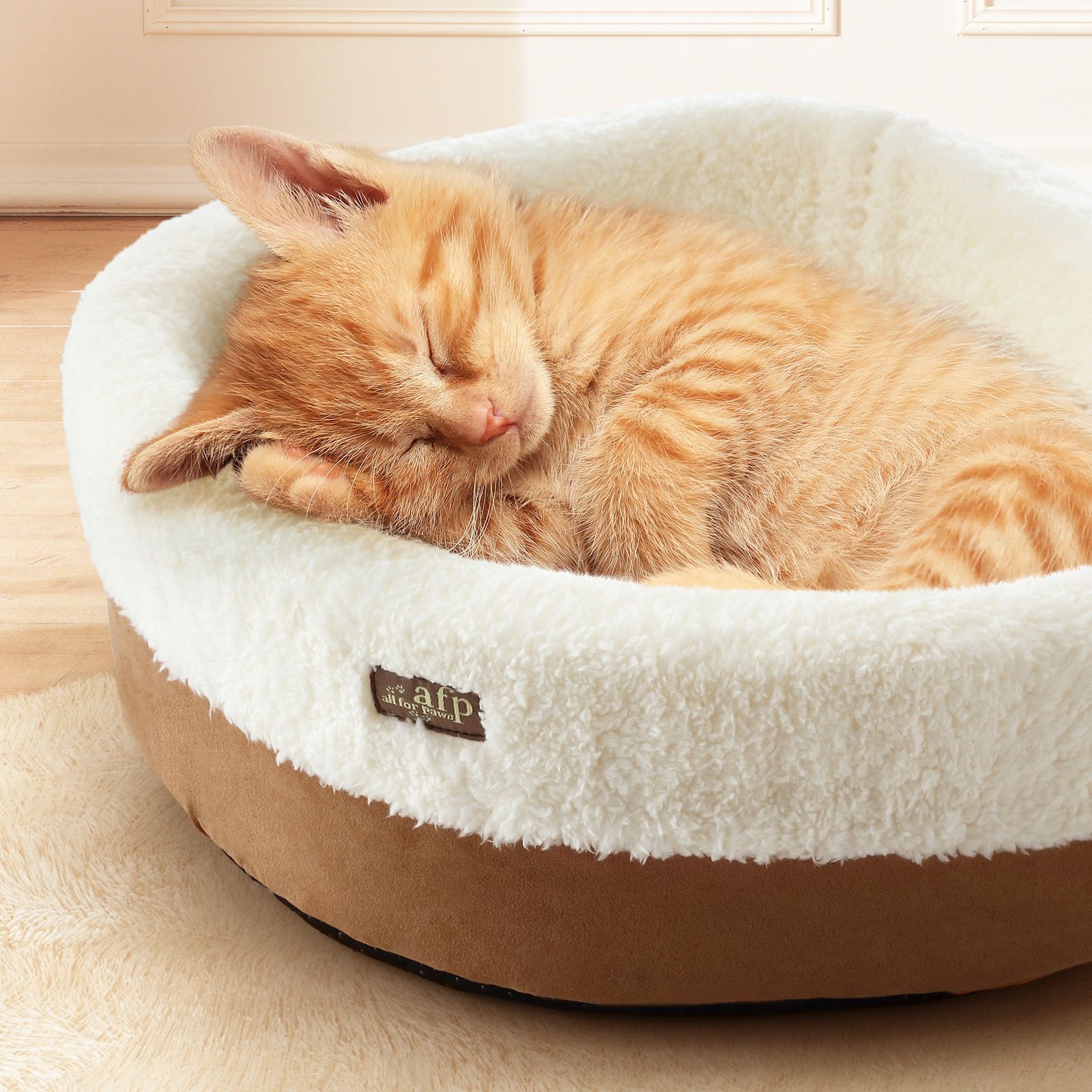 Heated Dog Cat Bed Pet Puppy Kitten Heater Washable Calming Heating