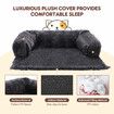 Dog Cat Bed XL Pet Puppy Calming Cushion Sofa Protector Luxury Couch Car Mat Cover Warm Soft Fluffy Bolster Kitten Nest Washable