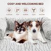 Dog Cat Bed Pet Calming Cushion Puppy Sofa Protector Luxury Couch Car Mat Cover Warm Soft Fluffy Bolster Kitten Nest Washable Medium