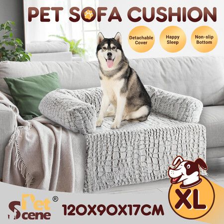 Dog Cat Bed Extra Large Pet Puppy Calming Sofa Cushion Couch Protector Luxury Car Mat Cover Warm Soft Fluffy Bolster Kitten Nest Washable