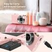 Digital Camera Auto Focus 2.7K Vlogging Camera HD 48MP 16X Digital Zoom Camera with 32G Memory Card,YouTube Portable Mini Compact Camera for Kids Teens Adult Beginner (Pink)