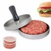 Burger Press Hamburger Forming Machine Non-Stick Burger Patty Mould with 100 Wax Paper Discs 11cm Aluminum Burger Press Quarter Pounder Ideal for BBQ