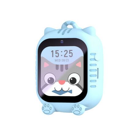 4G Kids Smart Watch for Girls & Boys  GPS Tracker 30m Camera, Voice Call, Remote Monitor, Fence Set Col.Blue