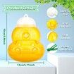 Plastic Wasp Trap Outdoor 2 Pack Bee Trap Yellow Jacket Trap Bee Catcher Hornet Trap No Bottom Seam Hanging for Hornet