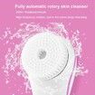 Electric Bath Brush Set, Waterproof Electric Body Scrubber and Silicone Face Brush, 4 Rotating Brush Heads, Exfoliating Shower Brush, Back Brush