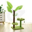 Floofi Cat Tree with Leaves (85cm Green) 2 Boxes