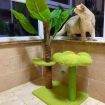 Floofi Cat Tree with Leaves (85cm Green) 2 Boxes