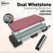 Miraklass Dual Sharpening Premium Whetstone Knife Waterstone Grind Knife Sharpener Grit Set (400/1000+3000/8000 Grit)