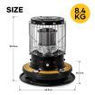 2in1 Kerosene Heater Stove Indoor Outdoor Portable Space Kerosine Radiant Oil Burner Anti Tipping Auto Ignition 19600BTU