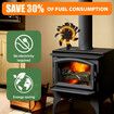 7 Blades Wood Stove Fan Heat Self Powered Fireplace Top Log Burner Burning Thermal Heater Fast Quiet Efficient Non Electric