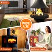 7 Blades Wood Stove Fan Heat Self Powered Fireplace Top Log Burner Burning Thermal Heater Fast Quiet Efficient Non Electric