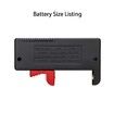 Battery Tester Checker, Universal Small Battery Tester for AAA AA C D 9V 1.5V Fit All Batteries 1 Pack