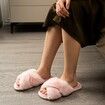 Fluffy House Slippers for Women Fuzzy Slippers Upgraded TPR Sole Cute Slippers for Women Indoor and Outdoor Size XL Color Pink