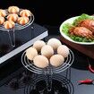 Stainless Steel Steamer Rack Dumplings Eggs Round Steamer Tray Trivet Pans Air Fryer Stand Kitchen Supplies(1 Pack,19.5*5.3 CM)