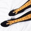 Chicken Paws Feet Socks Women Leg Long Socks Funny Cartoon Cotton Chicken Leg Claw Ladies 3D Print Thigh High Socks