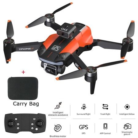 2023 50Xzoom 4K Hd 90C Adjustable Dual-Cameras Automatic Return Gps RC Drone Obstacle Avoidance Foldable Drone Quadcopter Gift Toy Dual Batteries