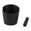 Knock Box 4.8 Inch Shock-Absorbent Durable Barista Style Knock Box With Removable Knock Bar and Non-Slip Base Gift (Round)