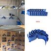 10pcs Pigeon Stand Dove Rest Stand Pigeon Perch Roost Frame Grill Dwelling (Blue)