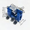 Chainsaw Sharpener Manual Mini Chainsaw Sharpening Jig Set Blue