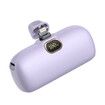 Mini Power Bank iPhone Portable Charger 5000mAh Fast Charging Ultra-Compact for iPhone 14/14Pro/14 Plus/13/13 Pro-Purple